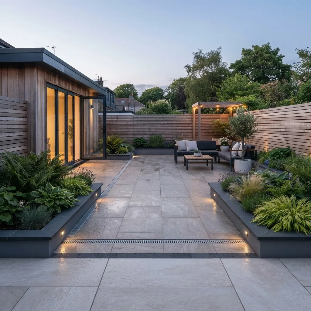 Architectural Outdoor Lounge & Heated Pergola