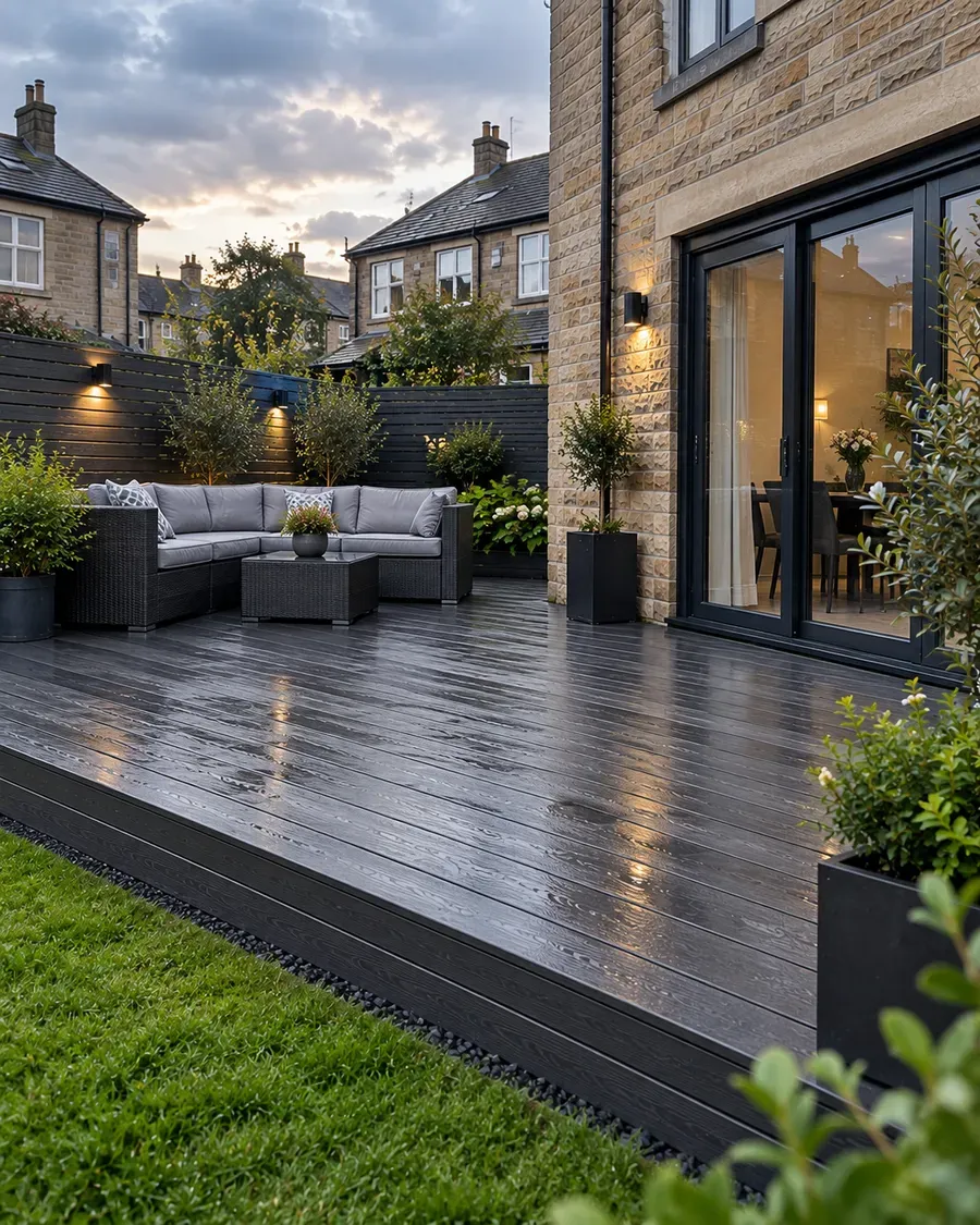 Illustrative example of composite decking