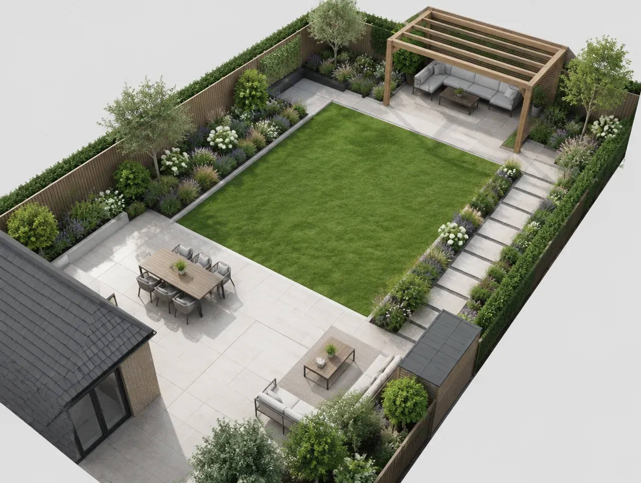3D Garden Design by Riverside Landscaping in Glasgow