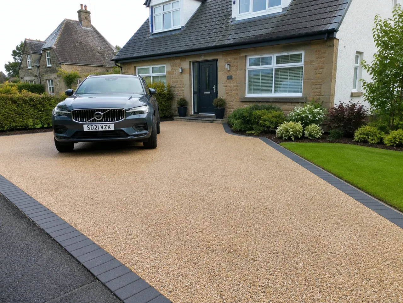 Resin Bound Driveways by Riverside Landscaping in Glasgow