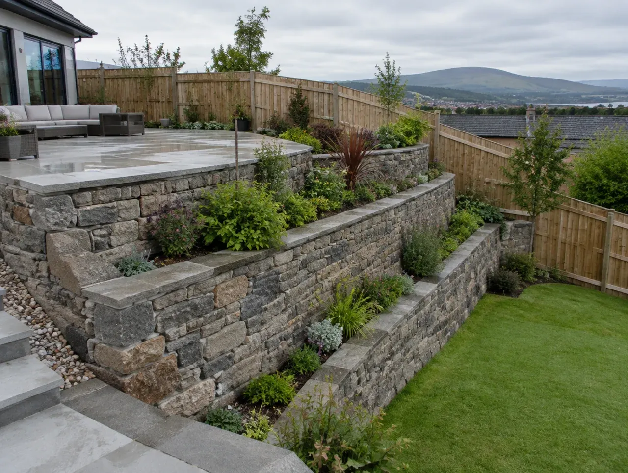 Walls & Bricklaying by Riverside Landscaping in Glasgow