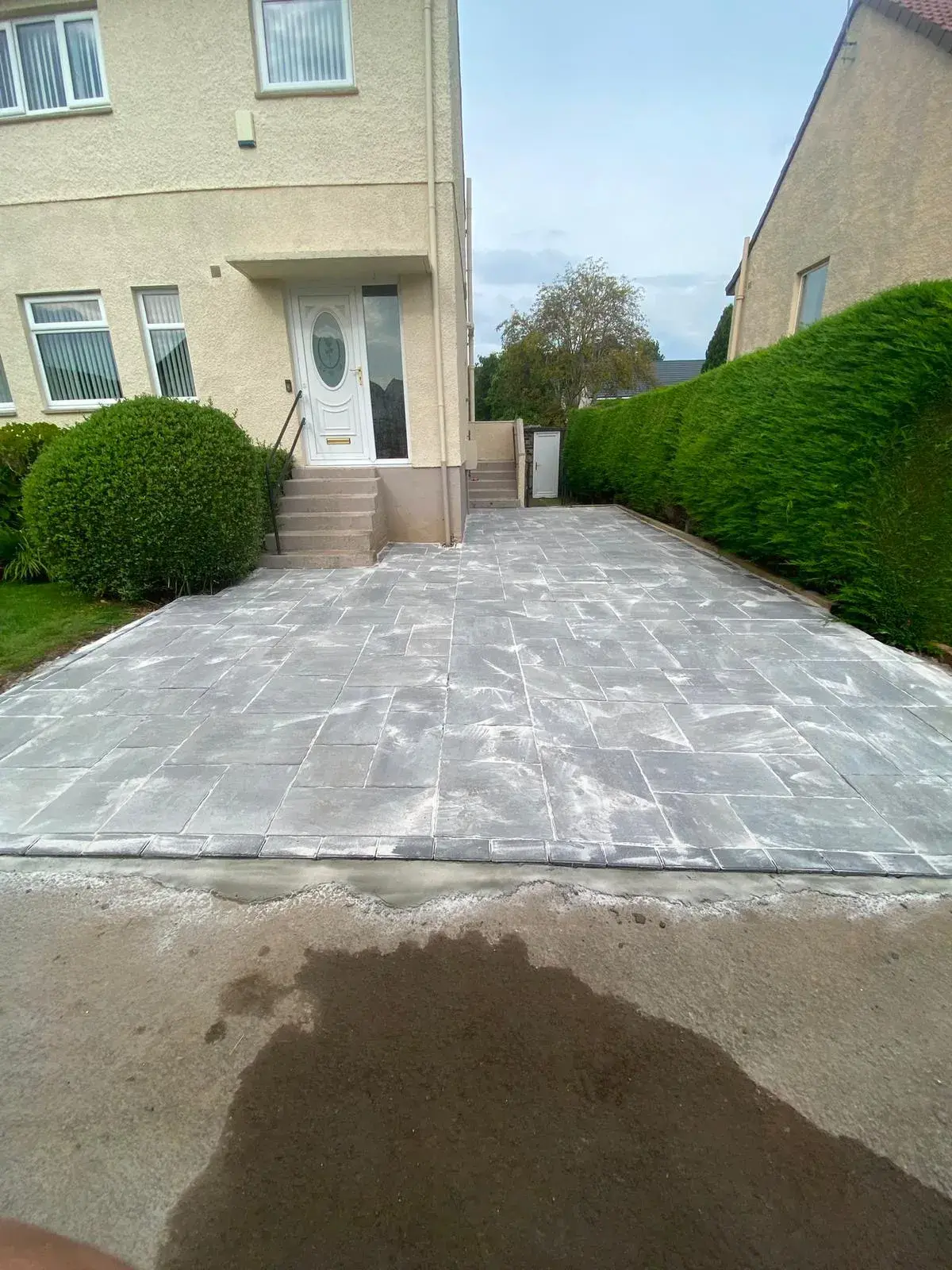 Driveway Installation by Riverside Landscaping in Glasgow